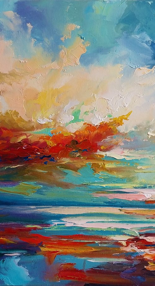 Abstract  seascape 07 by Andrej  Ostapchuk