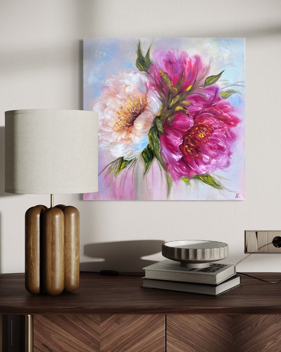 Magic peonies series - With Love