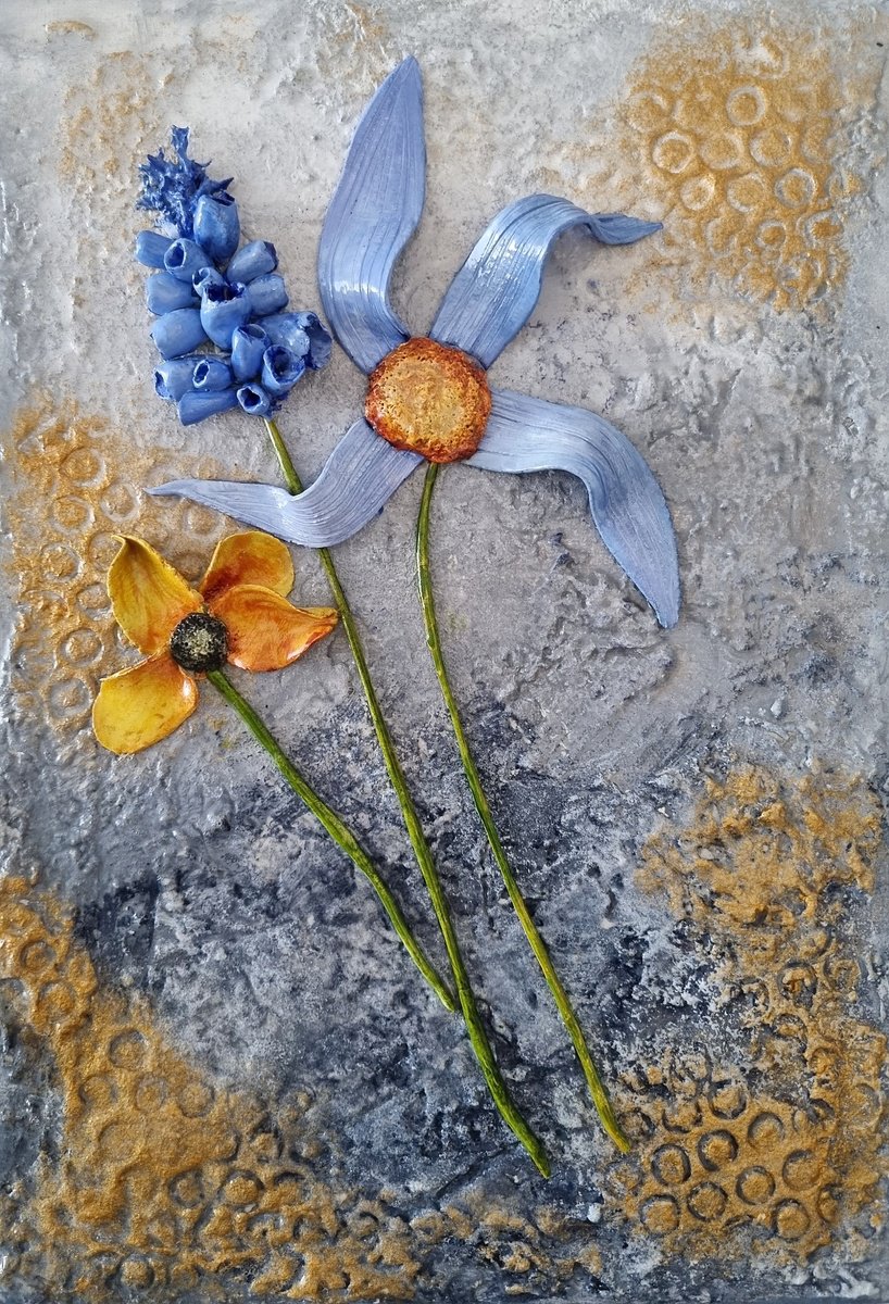 Flowers in the desert by Cinzia Mancini