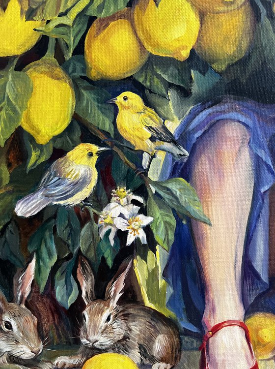 Sleeping under a lemon tree