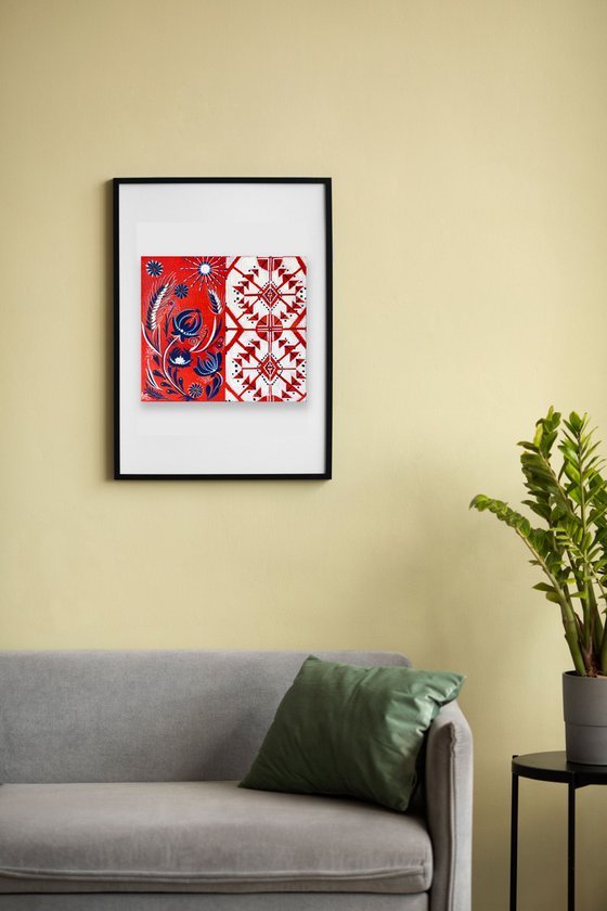 Embroidery & Bloom: Ukrainian Fusion