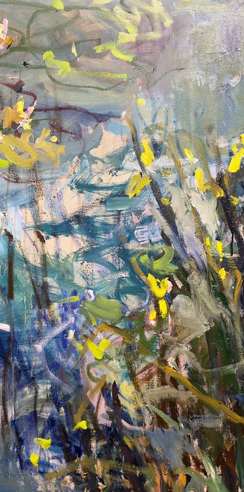 Summer pond by Lilia Orlova-Holmes