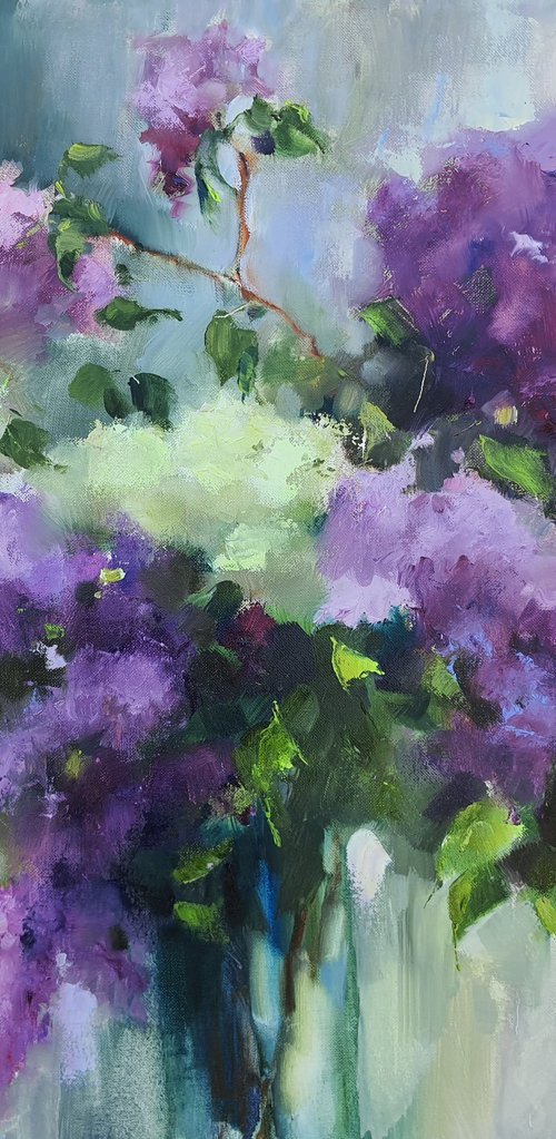 My lilac and spring scent by Olha Laptieva