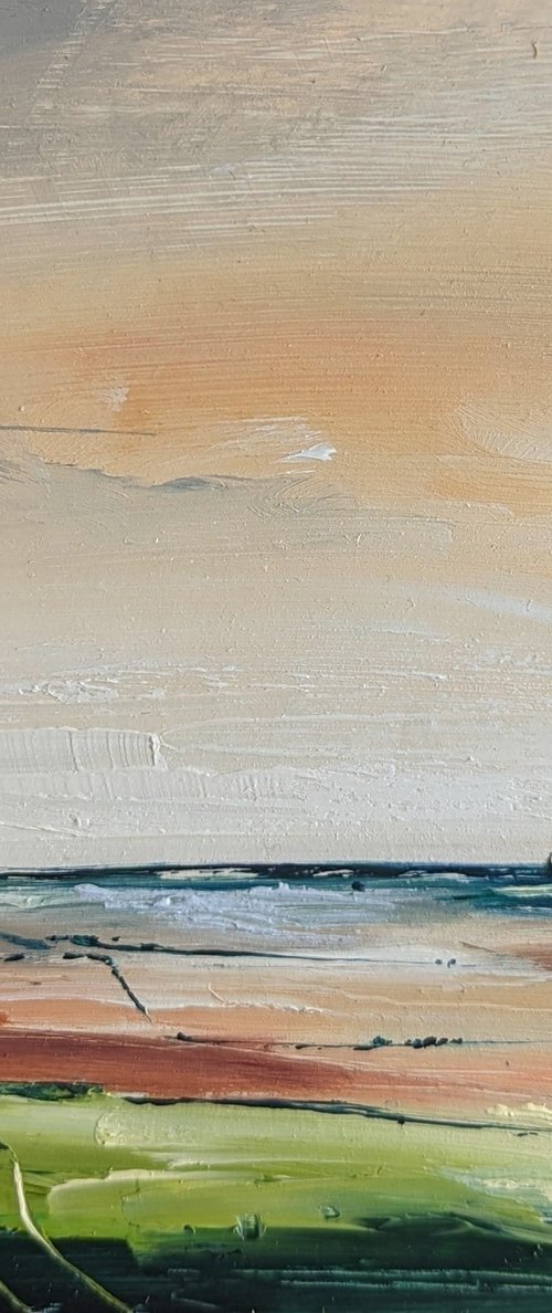 Miniature Abstract Chilterns Landscape #10 by Jo Earl