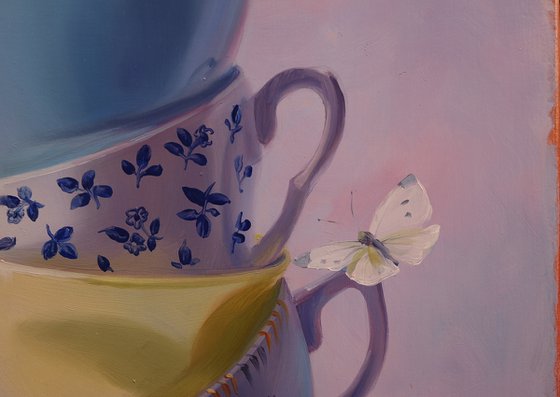 "Cups and butterflies"