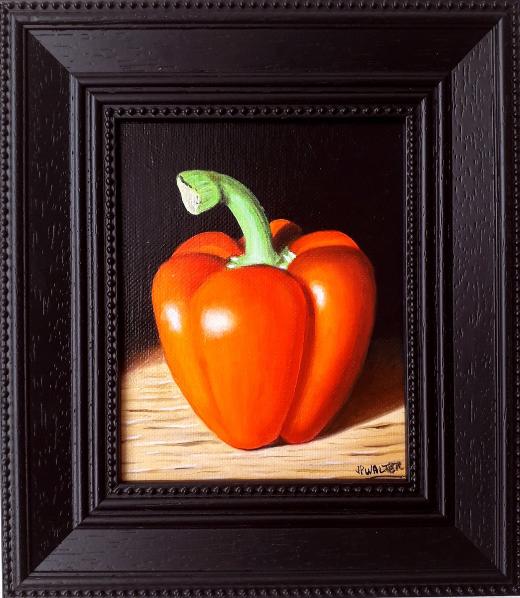 Pepper in chiaroscuro by Jean-Pierre Walter