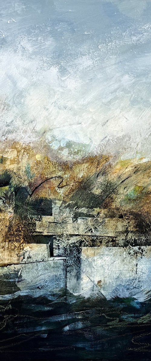 Turbulent Harbour by Marijean Harris