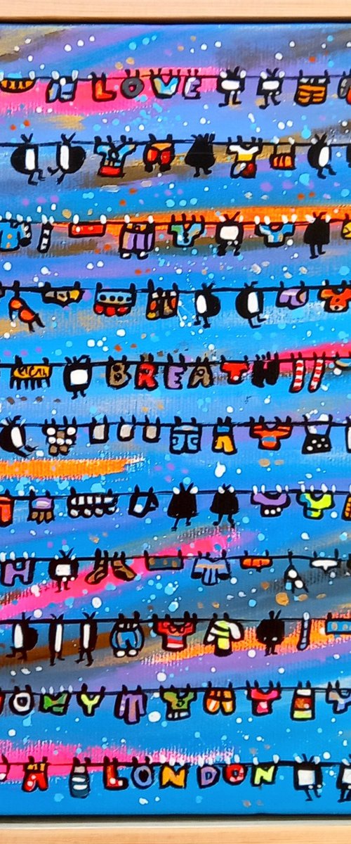 Laundry TVs London by Maria Luisa Azzini