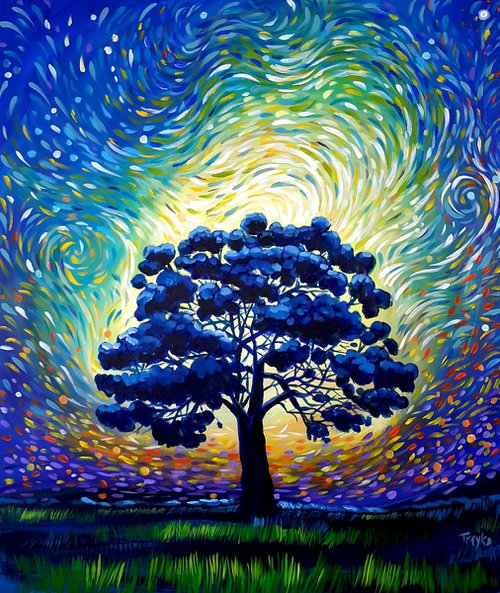 Night Tree by Trayko Popov