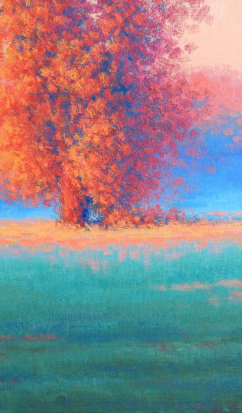 "Last sun rays", 50x70 cm by Vitalii Konoval