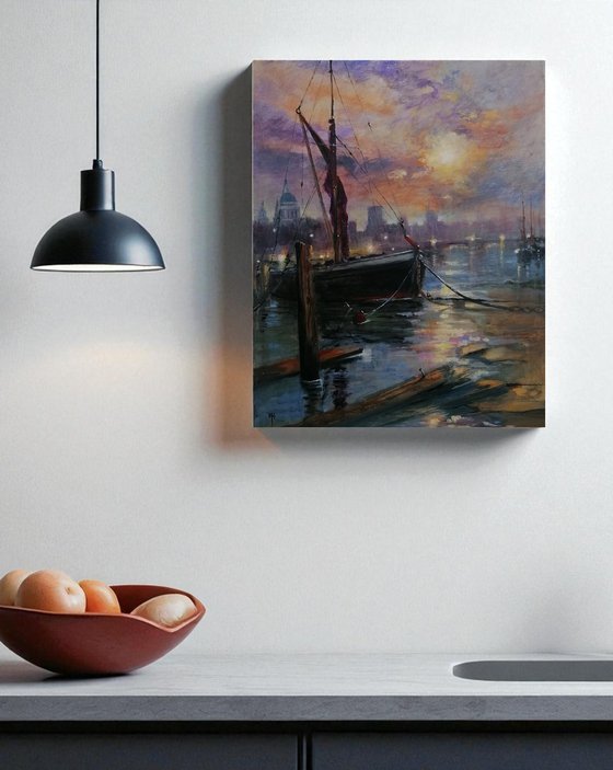 The Thames at Twilight, London