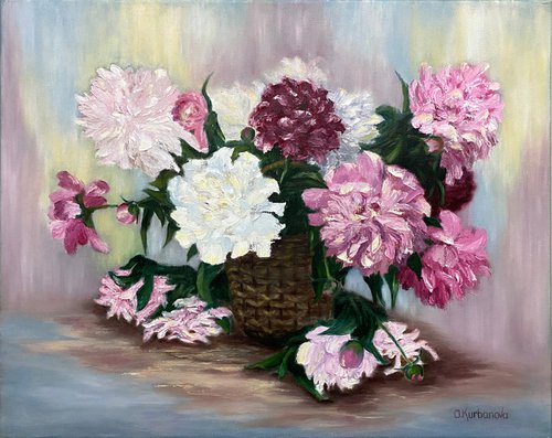 Peonies bouquet by Olga Kurbanova