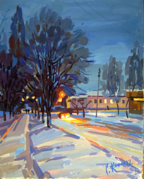 winter etude15 by Sergey  Kachin