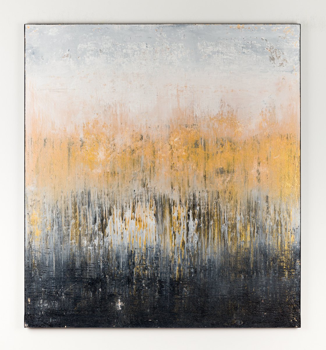 Abstract Acrylic Painting By Radek Smach, 39 X 43", Golden Gb336, Original Artwork