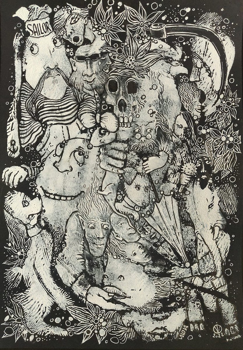 Surrealistic Drawing , Comprehension By Vio Valova, 12 X 17, Artwork For Sale On Artfinder
