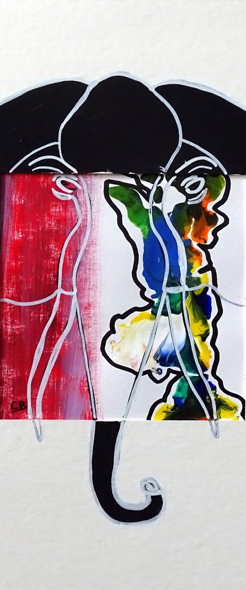 Abstract Elephant 2 by CB.