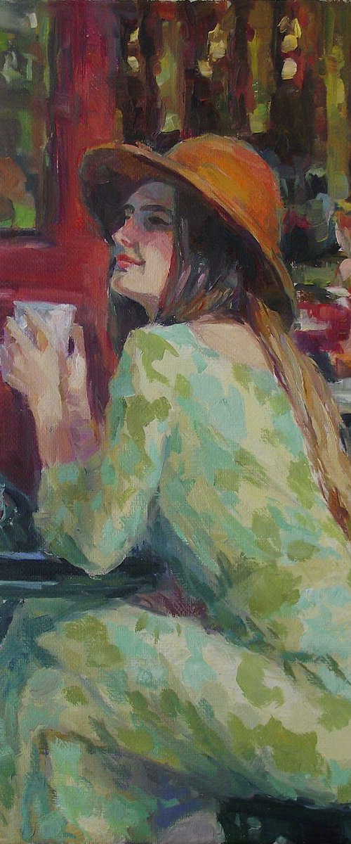 Smile and coffee by Vachagan Manukyan