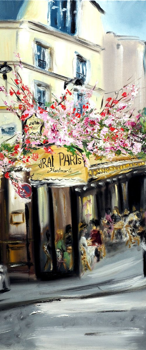 Le Vrai Paris Cafe, Montmarte by Ruslana Levandovska