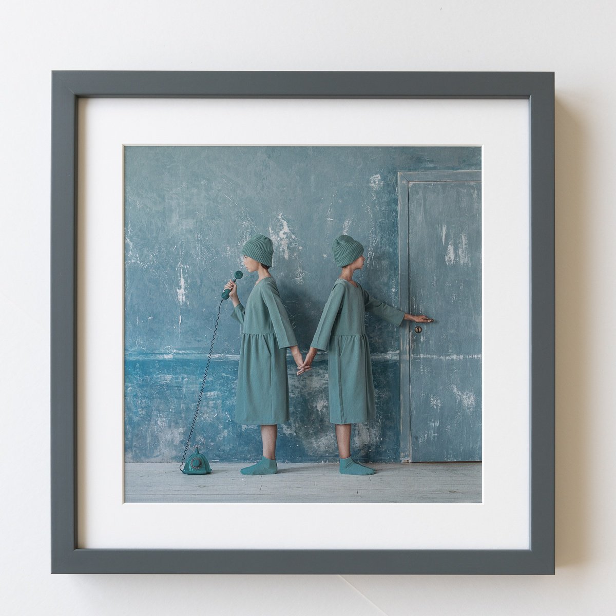 Surrealistic Abstract Photograph By Dasha Pears, 16 X 16, Synesthetic Letters: M Framed, Original Artwork