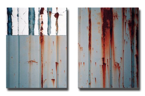 Mingus/Monk - Diptych- Two 16x12in Aluminium Panels by Justice Hyde