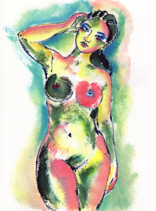 Colorful Nudes series no. 67 by Daniel Petrov