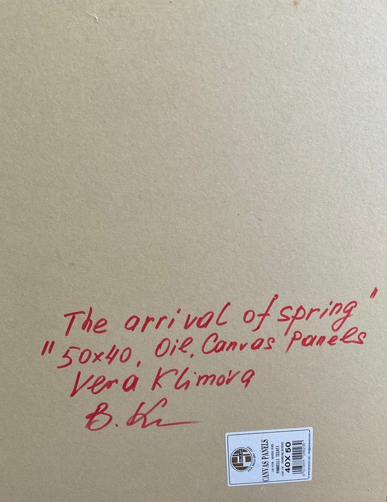 THE ARRIVAL OF SPRING