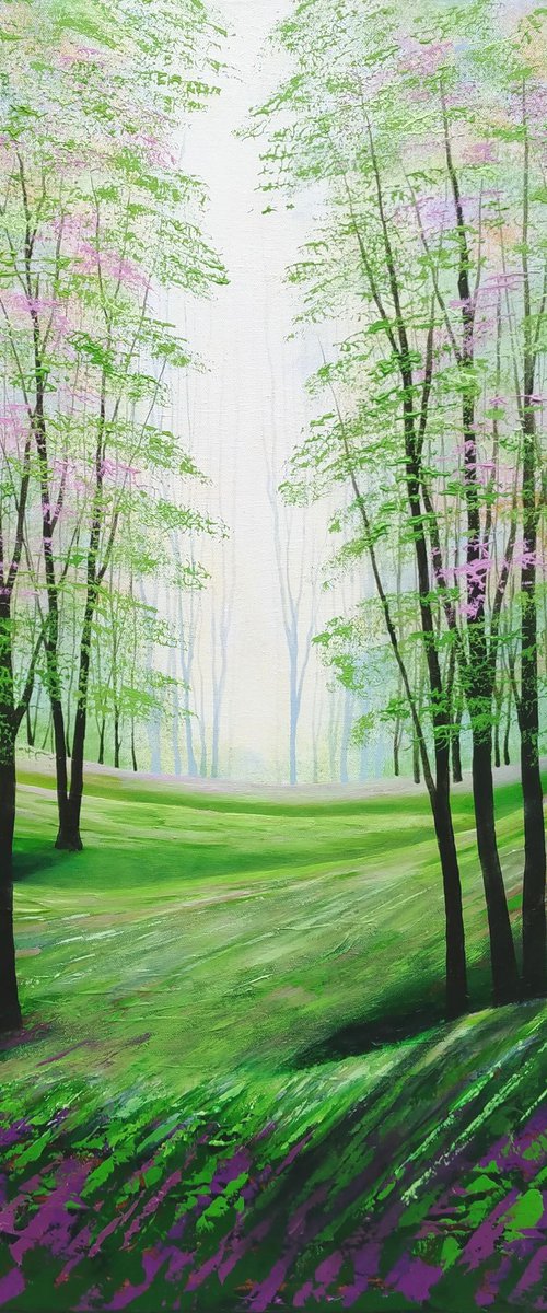 Echoes of Light, Forest Glade by Amanda Horvath