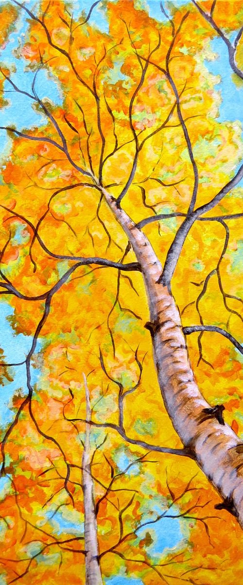 Autumn is golden, 40*50 by Dmytro Yeromenko