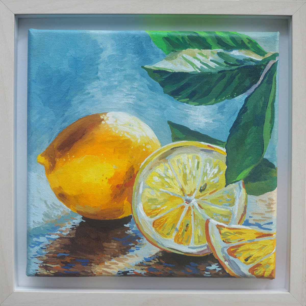 Still life with lemons by Delnara El