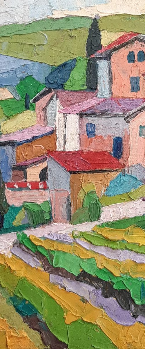 Motif from Tuscany miniature 13x17 cm by Maja Đokić Mihajlović