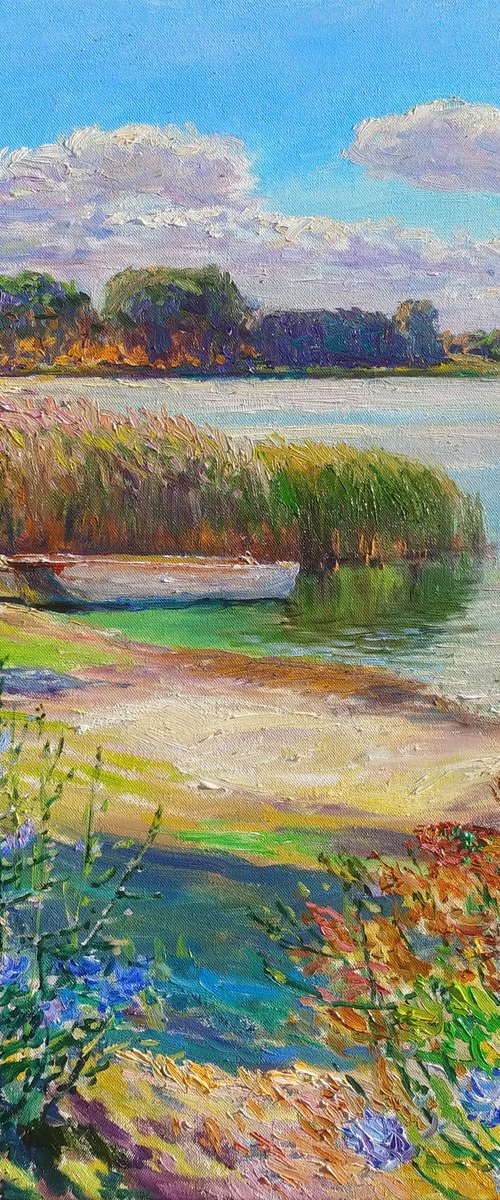 A Sunny Day on the Unawa River by Svitlana Gunchenko
