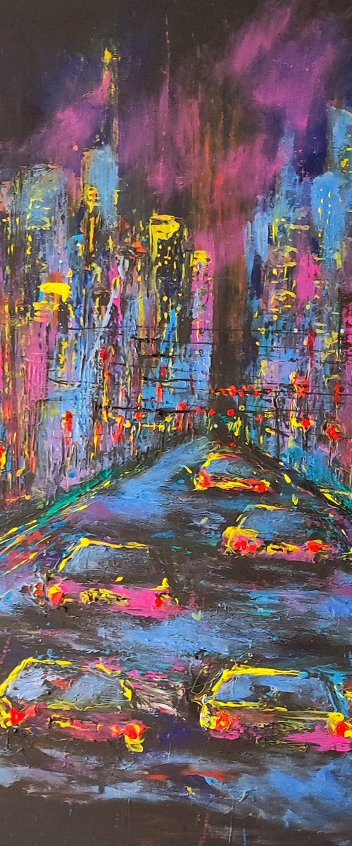 City at night by beata harasim