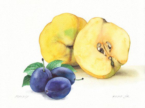 Plums and Quinces