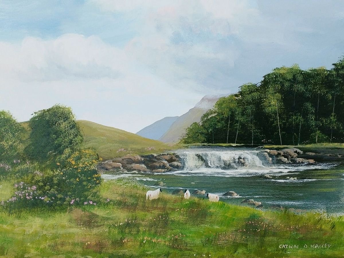 aashleagh falls co mayo by cathal o malley