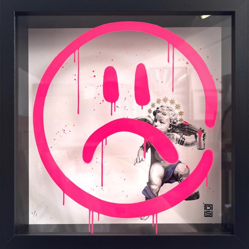 Unhappy Face ~ Pink by DS