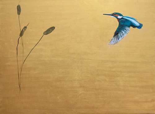 Poetry In Motion ~ The Kingfisher by Laure Bury
