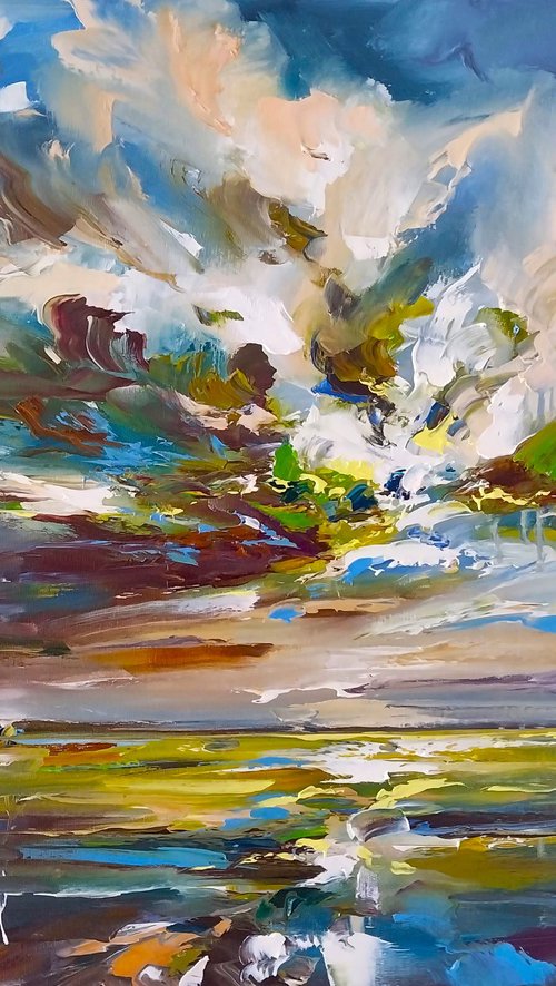 Abstract  seascape 02 by Andrej  Ostapchuk