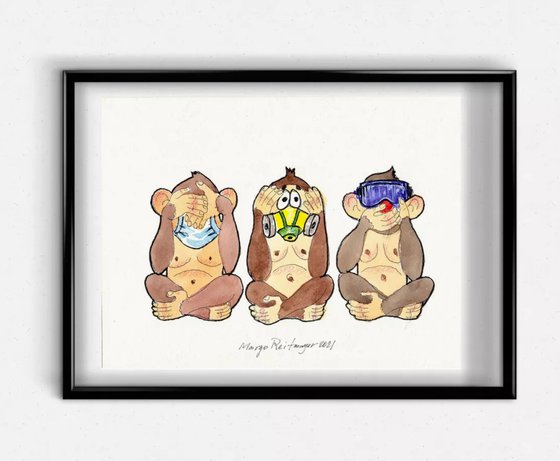 Three Wise Monkeys #8