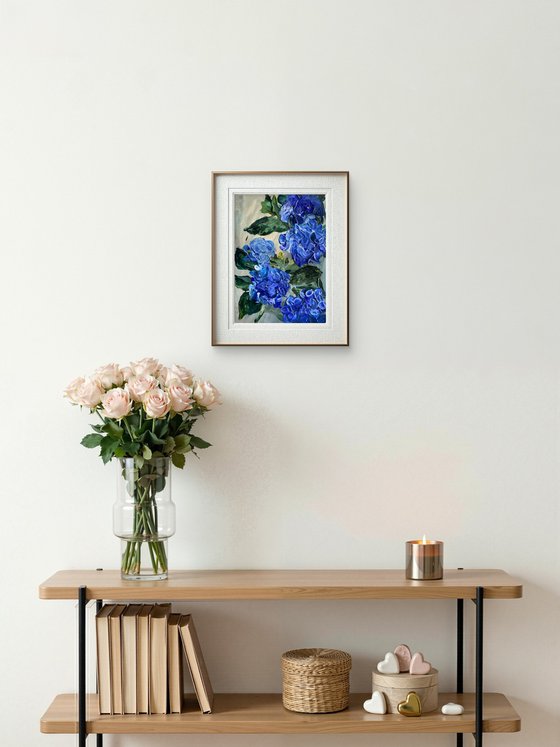 Cobalt Hydrangea Study — Bedugul Bali