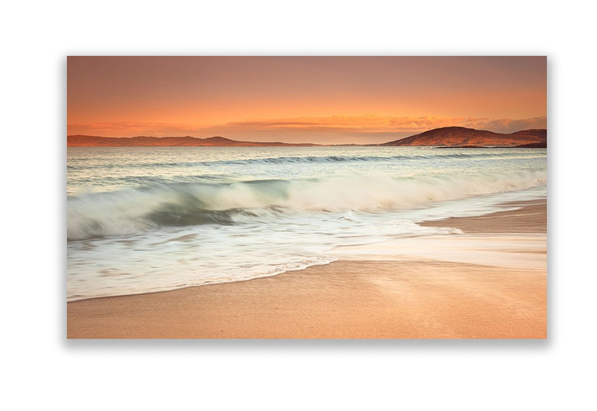 Impressionistic Landscape Photograph By Lynne Douglas, 74 X 42", The Golden Hour, Original Artwork