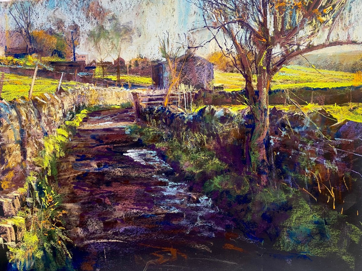 Morning Spring light - Grassington, The Yorkshire Dales by Robert Dutton