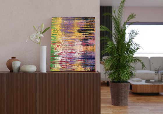 50x40 cm Abstract Landscape Painting Abstract Art