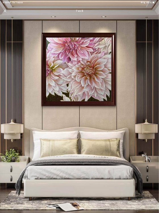 Soft Symphony of Dahlias