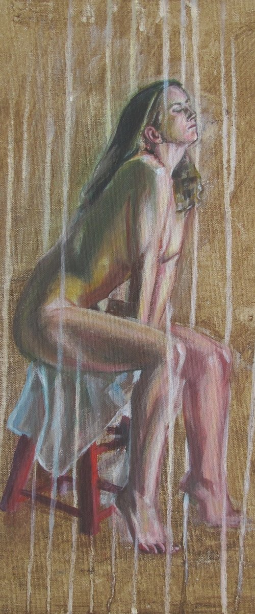 seated female nude by Rory O’Neill