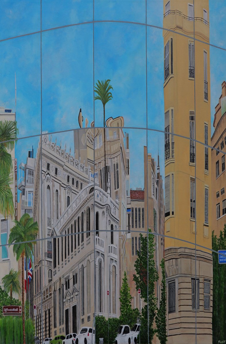 Nice France Reflection By Steven Fleit, 24 X 36, Artwork For Sale On Artfinder