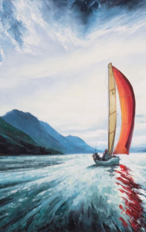 SAILING BOAT by Oleksii Vylusk