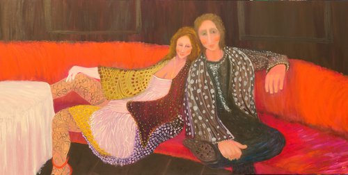 Couple on couch by Stacy Neasham