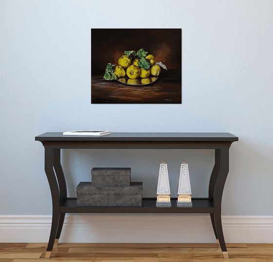 Still life with quinces