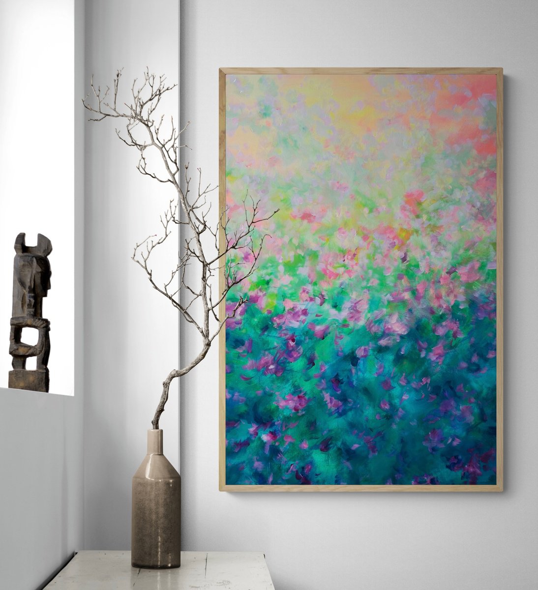 Where Petals Meet The Sunset By Katherine Spiller, 24 X 36, Artwork For Sale On Artfinder