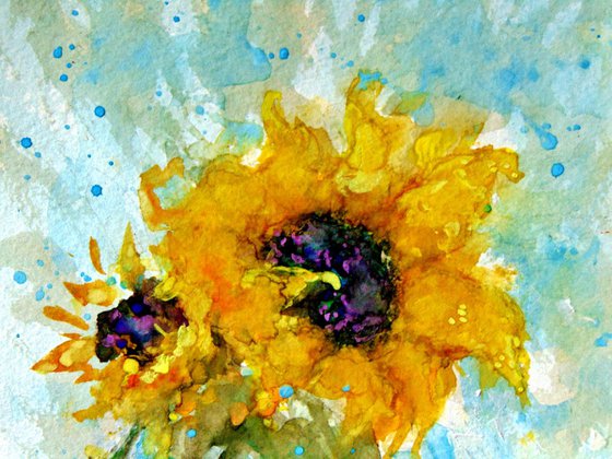 Sunflower joy...